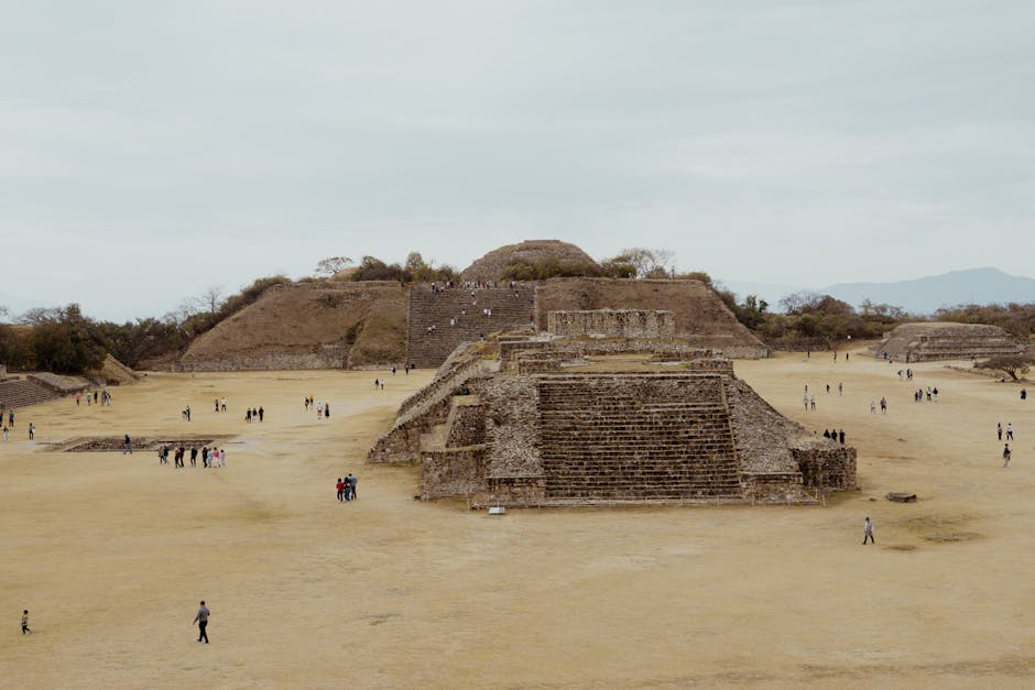 Monte Albán: Zapotekische Hauptstadt und archäologisches Erbe – Kostenloses Stock Foto zu @draussen, alte architektur, alt…