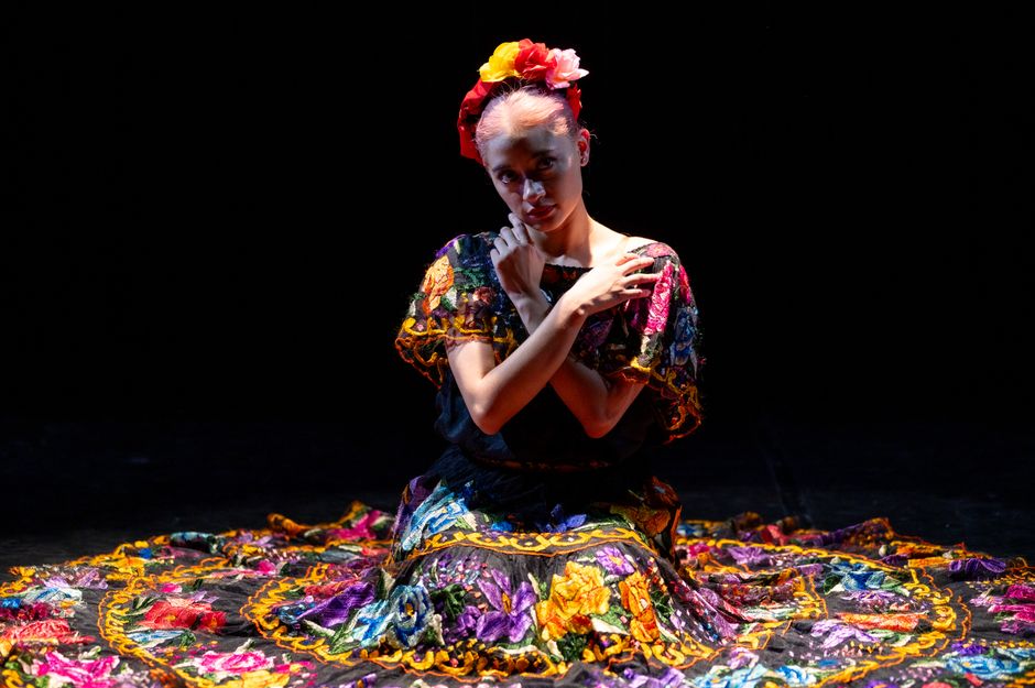Frida Film: Taymors Meisterwerk über Kahlo und Hayeks Kampf – Kostenloses Stock Foto zu ausdrucksvoll, bestickt, blumen