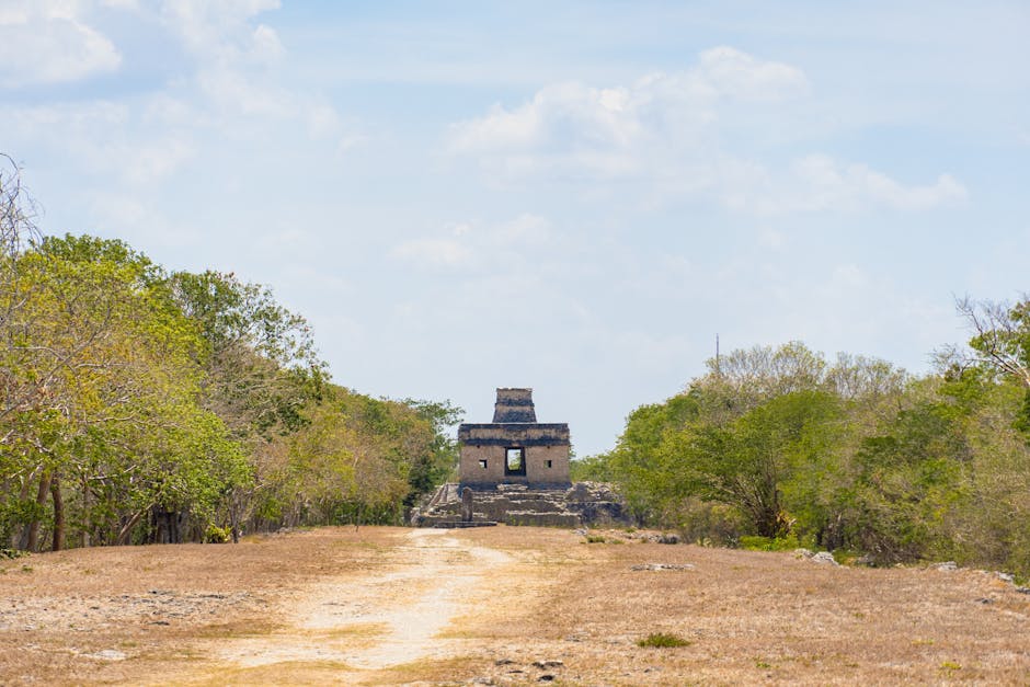 Dürre Maya Kollaps: Klimawandel und Untergang der klassischen Städte – Erkunden Sie die historischen Maya-Ruinen von Dzibi…