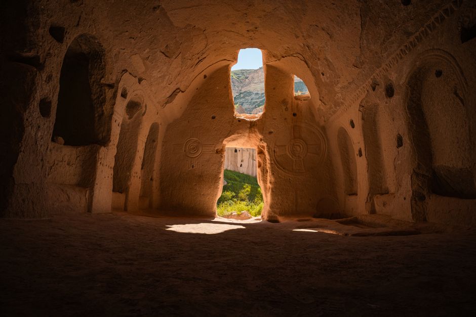 Bandelier National Monument: Klippen-Wohnhäuser der Ancestral Puebloans